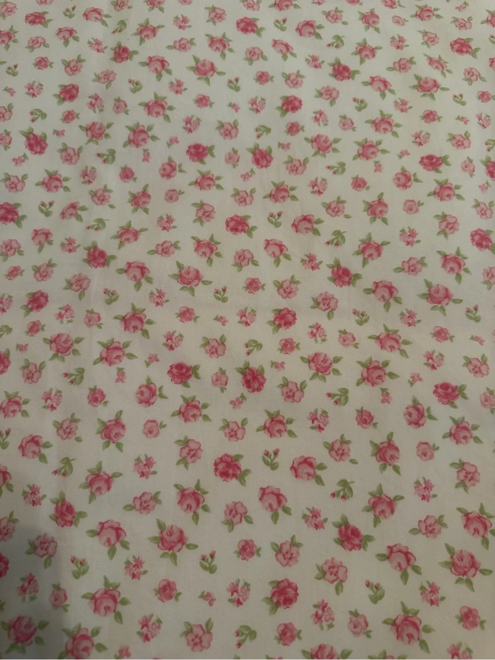Pottery Barn White & Pink Floral Duvet Cover - Full/Queen